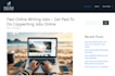 write your website content