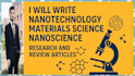 write research and review articles in nanotechnology