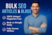 write articles in bulk
