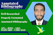 write an annotated bibliography in apa, mla, or harvard style