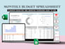 design custom full automation excel csv google etsy budget spreadsheet planner
