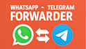 create whatsapp to telegram, telegram to whatsapp forwarding bot