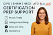 help you pass cipd shrm and HR certification assessments with expert tutoring