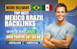 do high quality backlinks in peru, mexico, spain,columbia