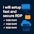 setup fast and secure rdp services