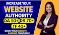 increase your website tf trust flow ahrefs dr and moz da increase da dr