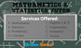 help in math, statistics, algebra, trigonometry, mathematics