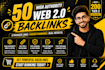 build manual high authority web 2 0 backlinks with tier 2 support links