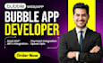 be your bubble io web app developer, bubble io crm developer, saas mvp app