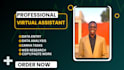 be your virtual assistant, do fast and accurate data entry