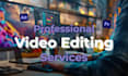professionally edit your youtube video
