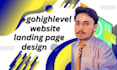 design a modern high converting landing page