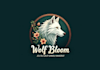 design high definition wolf logo with new concept