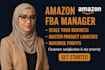 be your amazon fba consultant, amazon account manager