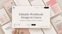 editable canva planner template, ebook design, digital planner, canva workbook