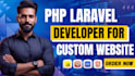 develop a custom PHP laravel web application and fix issues