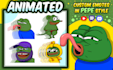 draw animated emotes in pepe style