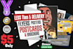 design flyer less than 4 hours