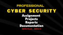 do cybersecurity, cloud computing, vulnerability, cryptography assignments