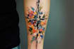 create a watercolor tattoo design