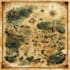 vector map illustration map design 3d isometric fantasy map
