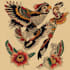 create any design in old school tattoo style