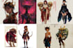 draw a fantasy character ilustration