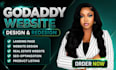 develop godaddy website design godaddy website redesign godaddy
