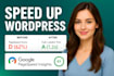 increase wordpress website speed optimization