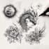 create a custom tattoo design as a professional tatto