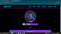 create a modern responsive website with HTML, CSS, js