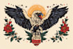create awesome old school tattoo style design