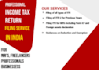 file income tax return for you including for nri