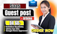 do saas guest post, link insertion on high da 60 saas blog