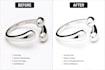 do high end jewelry retouching and professional jewelry photo editing