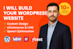 build a wordpress woocommerce or lms website