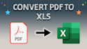 convert PDF to exel, google sheets, scan pages to exel
