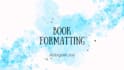format your novel for print