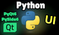 make a program in python with user interface