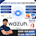 setup wazuh siem deployment and automated threat detection