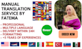 do translation, data entry , lead generation, canva design