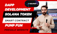 create token, smart contract, web3 dapp on solana, ethereum, bsc, ton, sui