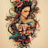 design a tattoo in japanese style