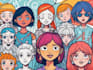 create cartoon doodle art illustration for your project