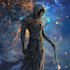do dark fantasy art illustrations in a painterly style