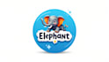 do elephant mascot logo design  with business
