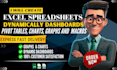 do excel and google sheets dashboard, pivot, chart and graph
