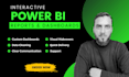 be your power bi developer and expert and setup power bi services