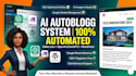 do fully premium automated ai wordpress autoblog website using make ai agent