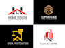 make home real estate, tools,construction logo